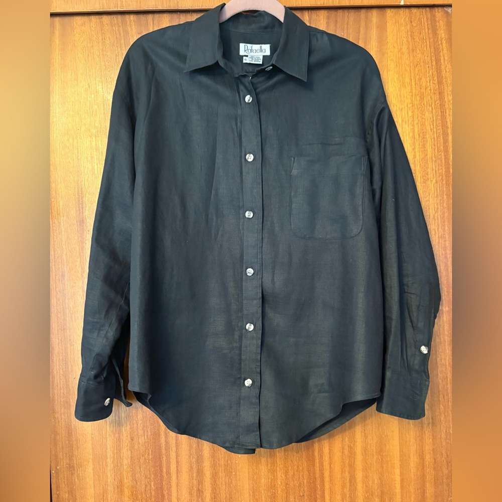 Great Black Linen blouse